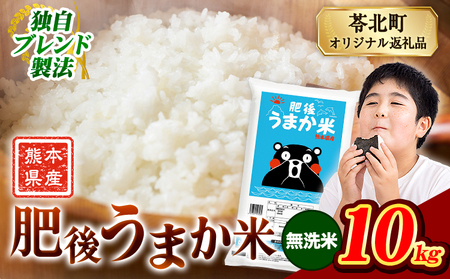 肥後うまか米 10kg 無洗米  《7-14日以内に出荷予定(土日祝を除く)》