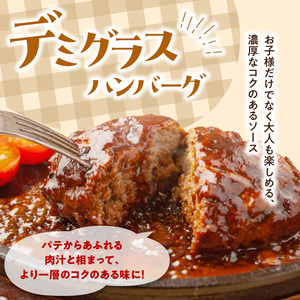 デミグラスハンバーグ・和風おろしハンバーグセット各160g×6個