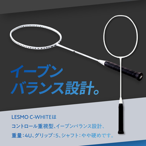 バドミントンラケット C-WHITE（シーホワイト）