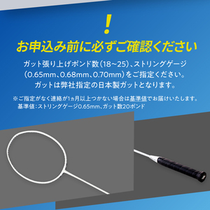 バドミントンラケット C-WHITE（シーホワイト）