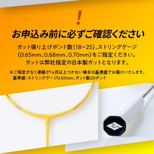 バドミントンラケット NEO S6J (ネオ エスロクジェイ)