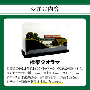 Nゲージ鉄道模型ディスプレイジオラマ 【橋梁ジオラマ】