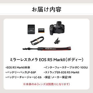 キヤノンミラーレスカメラ EOS R5 Mark Ⅱ・ボディー Canon カメラ
