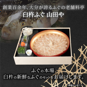 臼杵ふぐ山田や　ふぐ刺身セット　2人前