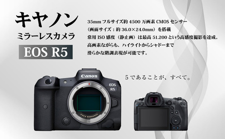 R14141　キヤノンミラーレスカメラ　EOS R5　デジタル一眼ノンレフレックスAF・AEカメラ　フルサイズミラーレスカメラ　キャノンミラーレスカメラ