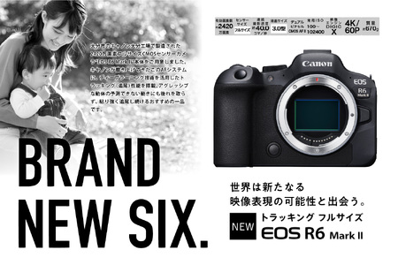 R14150　キヤノンミラーレスカメラ EOS R6 Mark Ⅱ　フルサイズミラーレスカメラ　デジタル一眼ノンレフレックスAF・AEカメラ キヤノンミラーレスカメラ canon カメラ