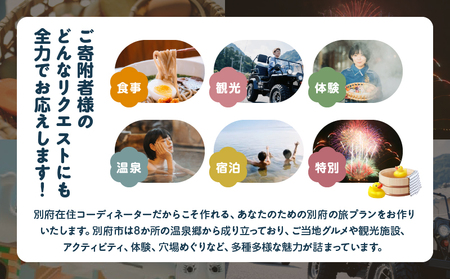 オーダーメイド「別府の旅プラン」に利用可能な1,000円割引券_B097-023-01｜詳細画像