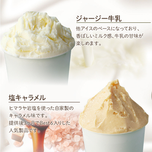 別府発！ジェノバアイスクリーム ６種類食べ比べセット〈130ml×6個〉_B006-001