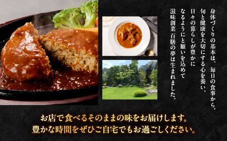 百膳の夢　豊後鶏のストロガノフ＆豊後牛入り煮込みハンバーグギフト_B081-008