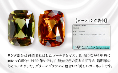 誕生石 1月 カラーチェンジガーネット 指輪 リング 12号 レディース K18 PT900 プラチナ アクセサリー 婚約指輪 プロポーズ 結婚指輪  誕生日 婚約 結婚 母の日 プレゼント 祝 記念日 女性 贈り物 大分県産 九州産 中津市 | 大分県中津市 | ふるさと納税サイト「ふるなび」