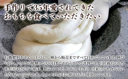 【先行予約】【期間・数量限定】広池農園もち・生かきもちセット  約3kg 冷凍小もち500g×2 冷凍あんもち6ヶ入×2 生かきもち×3パック 新米 10割 大分県産 九州産 中津市 国産