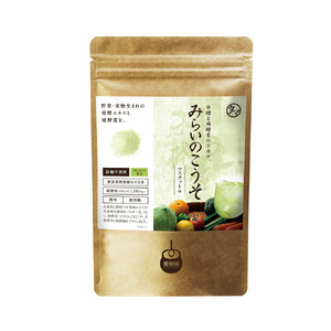 みらいのこうそ 1袋 マスカット味 | 美粉屋 みらいのこうそ 未来の酵素 酵素 ドリンク 酵素粉末 酵素サプリ 酵素ドリンク 酵素ドリンクサプリ 酵素ドリンクファスティング ビタミンC ビタミンC ドリンク 補酵素 タマチャンショップ 大分県 中津市