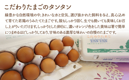 こだわり卵タンタン（15個＋破卵保障5個入り）とタンタンプリン6個セット