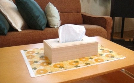 【数量限定】総桐製ティッシュボックス1個 増矢桐箱 高級木材使用 手作り