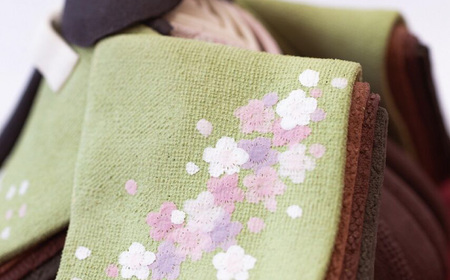 陶器製 雛人形（桐箱入り）黒×ウグイス 雛人形 日田市 ひな人形 [ARBW001-001]