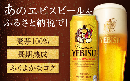 【全12回定期便】サッポロ ヱビスビール 500ml×24缶  合計288缶 /ビール お酒  エビス 大分 日田 サッポロビール / [ARDC066]
