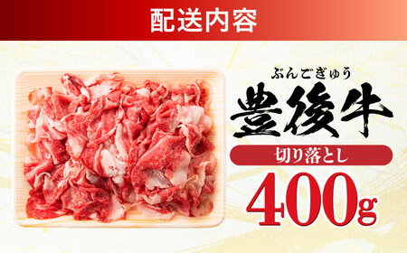 【お試しにピッタリ！】 おおいた豊後牛 牛肉 切り落とし 400g 豊後牛 大分県 日田市 冷凍 牛肉 切り落とし  [AREI001]
