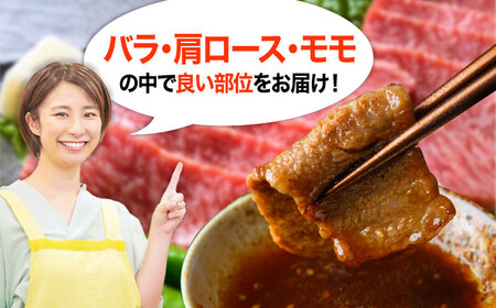 【全12回定期便】おおいた豊後牛 焼肉用 1kg(500g×2P) 赤身 モモ 焼肉  冷凍 豊後牛 BBQ [AREI103]
