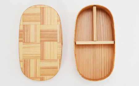 日田杉 曲げわっぱ 弁当箱 (楕円型) 日田市 木製 お弁当箱 [ARCN005]