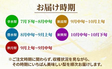 【先行予約・26年7月以降発送】旬の日田梨お届け便 約10kg 和梨 なし 果物【配送不可地域：離島】[ARET009]