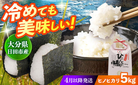 【先行予約・26年4月以降発送】令和7年産大分県産ヒノヒカリ 5kg　日田市 / JAおおいた日田グリーンセンター こめ コメ 米[ARDX010]
