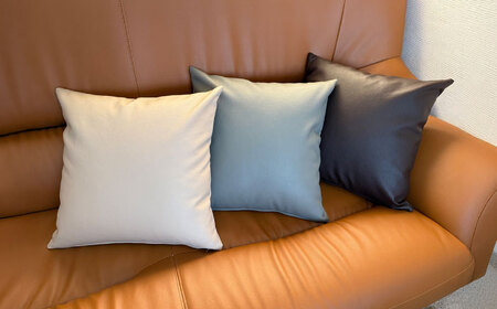 450角クッション(選べる合皮張地10種類) 日田市 ソファー カバー クッション [ARFT011]