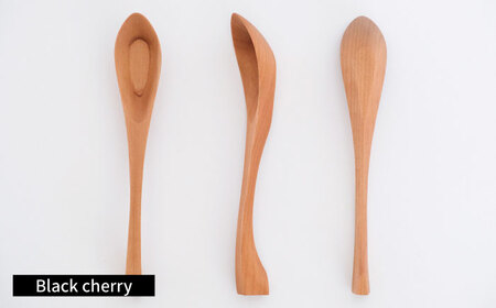 carenca花蓮華 選べる2本セット(チェリー、メープル、ウォルナットから2本)　日田市 / Hatuka　カトラリー レンゲ 木製[AREZ008]