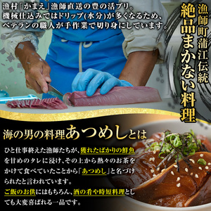 海鮮お茶漬け セット (合計約700g・2種) お茶漬け あつめし 海鮮 詰め合わせ 鯛 茶漬け タイ ブリ大分県 佐伯市【CK61】【かまえ直送活き粋船団】