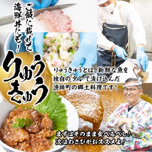 大将の今日のおすすめ！「旬の鮮魚りゅうきゅう5選と青物だし1個セット」詰め合わせ 魚 海鮮 簡単 りゅうきゅう 漬け丼 お茶漬け だし茶漬け 醤油 調味料 加工品 大分県 佐伯市 【GA003】【ポートラインサービス (有)】