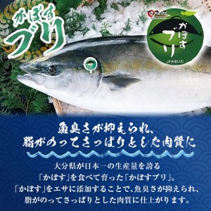 ＜期間限定＞かぼすブリ フィーレ (約1kg) 鰤 ブリ フィーレ 半身 魚 魚介類 養殖 大分県産 大分県 佐伯市【EW032】【(株)Up】