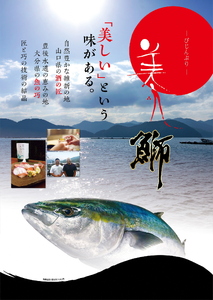＜12/30着限定＞神経締めでまるごと1本お届け！美人鰤 (1本・約5kg) 美人ブリ 美人鰤 ぶり ブリ 鰤 神経締め ブランド魚 獲れたて 鮮魚 まるごと 冷蔵 海の直売所 大分県 佐伯市＜離島配送不可＞【AS130】【海べ】