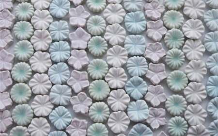 〔臼杵焼〕輪花箸置き【4個セット】