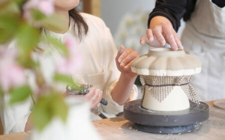 【2名様ペアご招待券】臼杵焼本格型打ち体験とほんまもん野菜ランチ体験