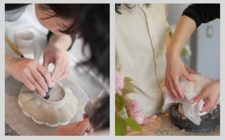 【2名様ペアご招待券】臼杵焼本格型打ち体験とほんまもん野菜ランチ体験