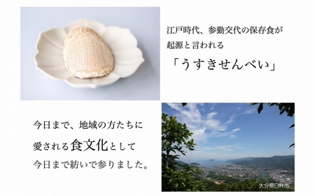 生姜の幸　うすきせんべい・曲型（薄焼き）16枚