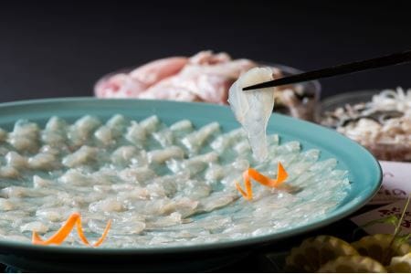 とらふぐ刺しふぐ鍋セット（3～4人前）［冷蔵］ふぐ料理・うなぎ料理専門店！「四季亭みえの」