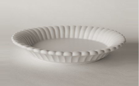 〔臼杵焼〕輪花デザート皿（大）2枚