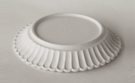 〔臼杵焼〕輪花デザート皿（大）2枚