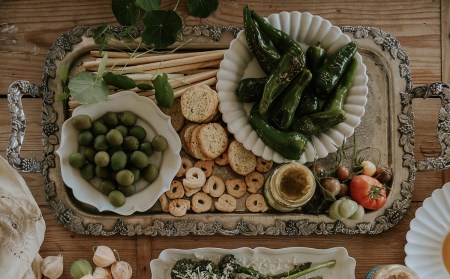 〔臼杵焼〕輪花デザート皿（大）2枚