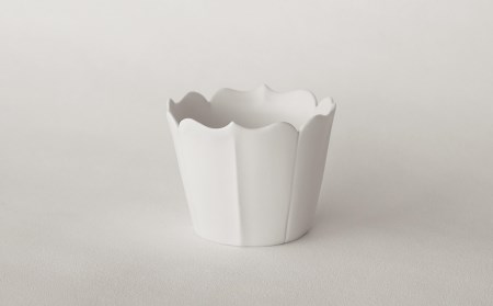 〔臼杵焼〕稜花蕎麦猪口（白）【2個セット】