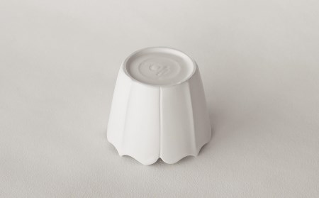 〔臼杵焼〕稜花蕎麦猪口（白）【2個セット】