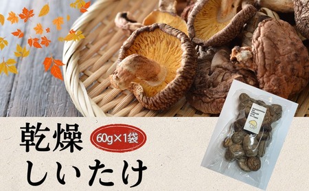 大分県産 しいたけ 津久見で育てた肉厚乾燥しいたけ 60g×1袋
