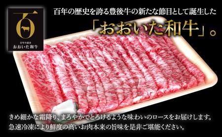 おおいた和牛 ローススライス すき焼き・しゃぶしゃぶ用 500g  牛肉 和牛 豊後牛 国産牛 赤身肉 大分県産 九州産 津久見市 国産【tsu001809】