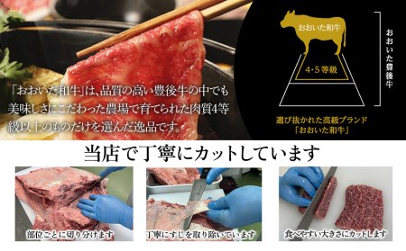 おおいた和牛 ローススライス すき焼き・しゃぶしゃぶ用 500g  牛肉 和牛 豊後牛 国産牛 赤身肉 大分県産 九州産 津久見市 国産【tsu001809】