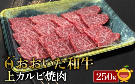 おおいた和牛 上カルビ 250g 牛肉 和牛 ブランド牛 赤身肉 焼き肉 焼肉 バーベキュー 大分県産 九州産 津久見市 国産