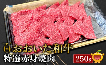 おおいた和牛 特選赤身焼肉 250g 牛肉 和牛 ブランド牛 ミスジ サンカク もも肉 赤身肉 焼き肉 焼肉 バーベキュー 大分県産 九州産 津久見市 国産