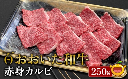 おおいた和牛 赤身カルビ 250g 牛肉 和牛 ブランド牛 赤身肉 焼き肉 焼肉 バーベキュー 大分県産 九州産 津久見市 国産