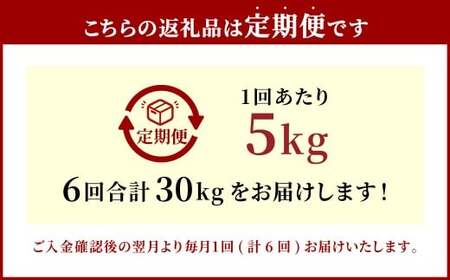 【6ヶ月定期便】大分県産 つや姫 5kg×6回 計30kg