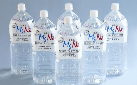 【2個口】 硬水ミネラルウォーター マグナ1800 お出かけ＆ご自宅セット （500ml×24本、2L×12本） 計2箱