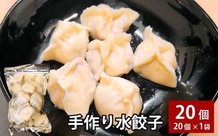 自家製野菜を使った中華料理屋さんの手作り水餃子 20個 （20個×1袋）